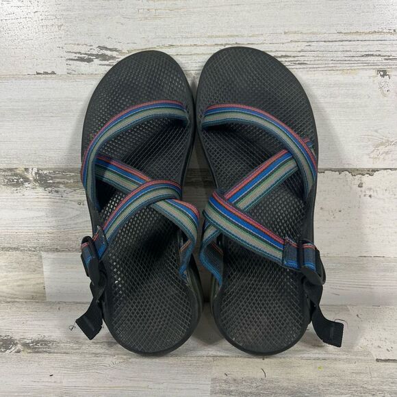 Chaco Z Boulder Sport Mens Hiking Water Sandals Quick Dry Multicolor Straps 12M‎ - Picture 5 of 7